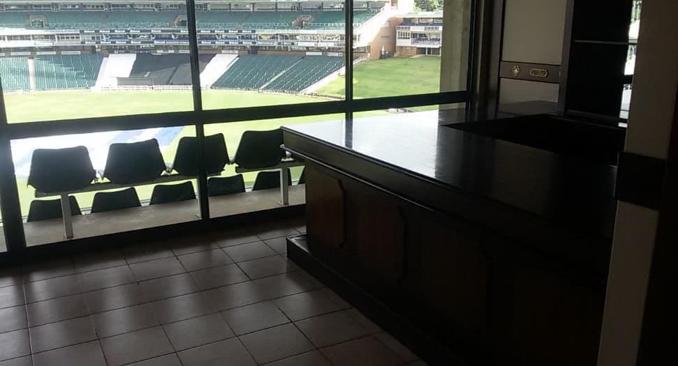 Refurbished hospitality suite at Wanderers Stadium